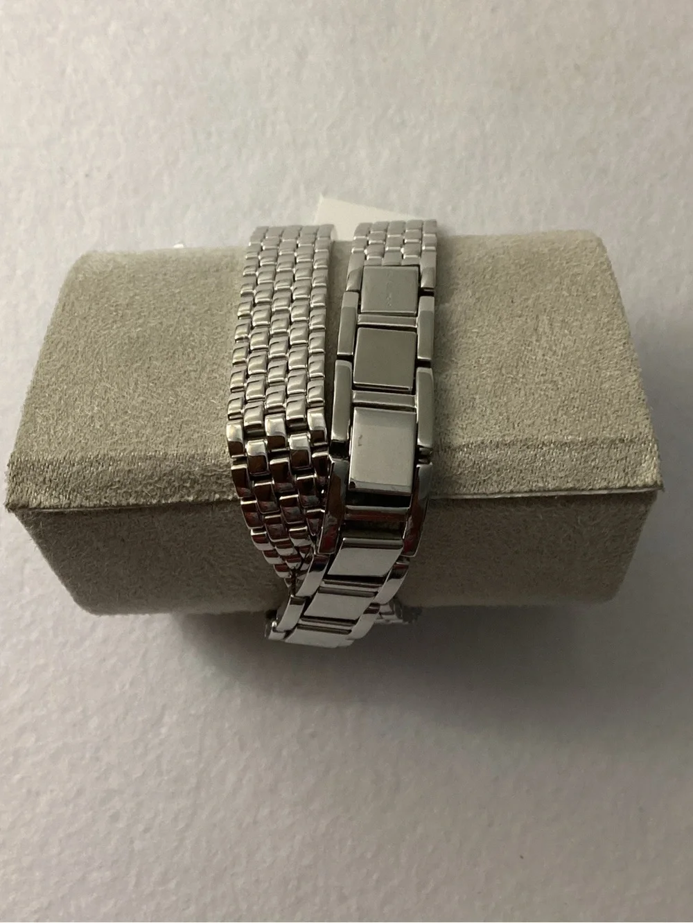 Michael Kors Emery Double Wrap Three-Hand Stainless Steel Watch 22mm